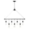 Westinghouse Chandelier 60W 7Lght Elway, Antique Ash, Matte, Brushed Gun Metal Accents 6116400 - alternate 1